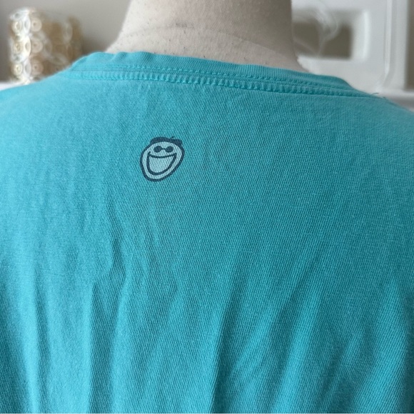 Life is Good 30-A turquoise tee size small - Picture 4 of 8